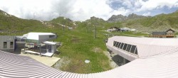 Archiv Foto Webcam Samnaun: Blick von der Alp Trida zum Viderjoch 11:00