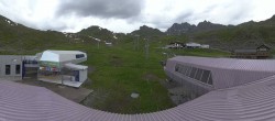 Archiv Foto Webcam Samnaun: Blick von der Alp Trida zum Viderjoch 17:00