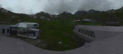 Archived image Webcam Samnaun: View from Alp Trida to Viderjoch 19:00
