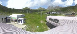 Archiv Foto Webcam Samnaun: Blick von der Alp Trida zum Viderjoch 09:00