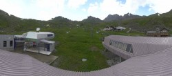 Archiv Foto Webcam Samnaun: Blick von der Alp Trida zum Viderjoch 11:00