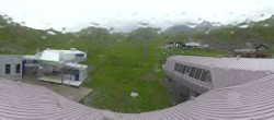 Archiv Foto Webcam Samnaun: Blick von der Alp Trida zum Viderjoch 17:00