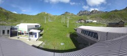 Archiv Foto Webcam Samnaun: Blick von der Alp Trida zum Viderjoch 07:00