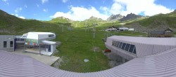Archiv Foto Webcam Samnaun: Blick von der Alp Trida zum Viderjoch 09:00