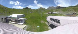 Archiv Foto Webcam Samnaun: Blick von der Alp Trida zum Viderjoch 11:00