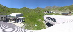 Archiv Foto Webcam Samnaun: Blick von der Alp Trida zum Viderjoch 11:00