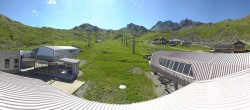 Archiv Foto Webcam Samnaun: Blick von der Alp Trida zum Viderjoch 15:00
