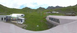 Archiv Foto Webcam Samnaun: Blick von der Alp Trida zum Viderjoch 09:00