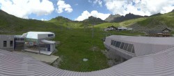 Archiv Foto Webcam Samnaun: Blick von der Alp Trida zum Viderjoch 11:00