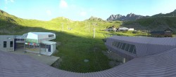 Archiv Foto Webcam Samnaun: Blick von der Alp Trida zum Viderjoch 05:00