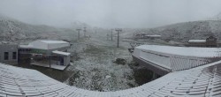 Archived image Webcam Samnaun: View from Alp Trida to Viderjoch 05:00