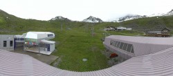 Archiv Foto Webcam Samnaun: Blick von der Alp Trida zum Viderjoch 13:00