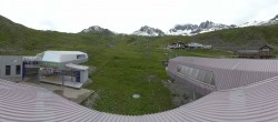 Archiv Foto Webcam Samnaun: Blick von der Alp Trida zum Viderjoch 15:00