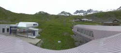 Archiv Foto Webcam Samnaun: Blick von der Alp Trida zum Viderjoch 17:00