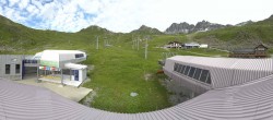 Archiv Foto Webcam Samnaun: Blick von der Alp Trida zum Viderjoch 07:00