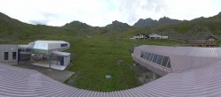 Archived image Webcam Samnaun: View from Alp Trida to Viderjoch 06:00