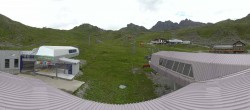 Archiv Foto Webcam Samnaun: Blick von der Alp Trida zum Viderjoch 13:00