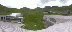 Archiv Foto Webcam Samnaun: Blick von der Alp Trida zum Viderjoch 15:00