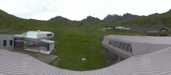 Archiv Foto Webcam Samnaun: Blick von der Alp Trida zum Viderjoch 17:00