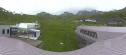 Archiv Foto Webcam Samnaun: Blick von der Alp Trida zum Viderjoch 06:00