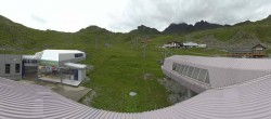 Archiv Foto Webcam Samnaun: Blick von der Alp Trida zum Viderjoch 13:00