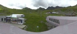 Archiv Foto Webcam Samnaun: Blick von der Alp Trida zum Viderjoch 15:00