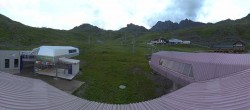 Archiv Foto Webcam Samnaun: Blick von der Alp Trida zum Viderjoch 19:00