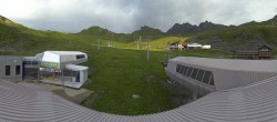 Archiv Foto Webcam Samnaun: Blick von der Alp Trida zum Viderjoch 05:00
