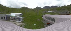 Archiv Foto Webcam Samnaun: Blick von der Alp Trida zum Viderjoch 09:00