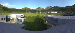 Archiv Foto Webcam Samnaun: Blick von der Alp Trida zum Viderjoch 06:00