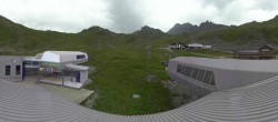 Archiv Foto Webcam Samnaun: Blick von der Alp Trida zum Viderjoch 15:00