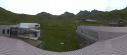 Archiv Foto Webcam Samnaun: Blick von der Alp Trida zum Viderjoch 19:00