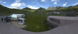 Archiv Foto Webcam Samnaun: Blick von der Alp Trida zum Viderjoch 07:00