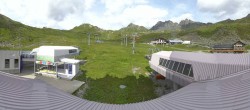 Archiv Foto Webcam Samnaun: Blick von der Alp Trida zum Viderjoch 09:00