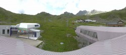 Archived image Webcam Samnaun: View from Alp Trida to Viderjoch 06:00