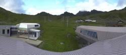 Archived image Webcam Samnaun: View from Alp Trida to Viderjoch 06:00