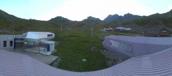 Archived image Webcam Samnaun: View from Alp Trida to Viderjoch 19:00