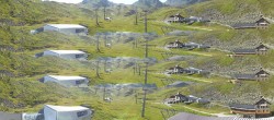 Archiv Foto Webcam Samnaun: Blick von der Alp Trida zum Viderjoch 15:00