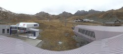 Archived image Webcam Samnaun: View from Alp Trida to Viderjoch 13:00