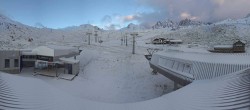 Archived image Webcam Samnaun: View from Alp Trida to Viderjoch 06:00