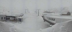 Archived image Webcam Samnaun: View from Alp Trida to Viderjoch 09:00