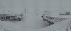 Archived image Webcam Samnaun: View from Alp Trida to Viderjoch 15:00