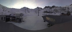 Archiv Foto Webcam Samnaun: Blick von der Alp Trida zum Viderjoch 17:00