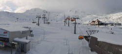 Archiv Foto Webcam Samnaun: Blick von der Alp Trida zum Viderjoch 13:00