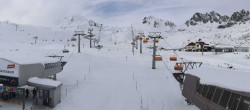 Archived image Webcam Samnaun: View from Alp Trida to Viderjoch 11:00