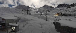 Archived image Webcam Samnaun: View from Alp Trida to Viderjoch 01:00