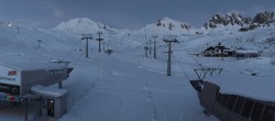 Archived image Webcam Samnaun: View from Alp Trida to Viderjoch 06:00