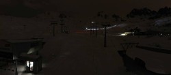 Archiv Foto Webcam Samnaun: Blick von der Alp Trida zum Viderjoch 23:00