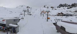 Archiv Foto Webcam Samnaun: Blick von der Alp Trida zum Viderjoch 10:00