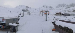 Archiv Foto Webcam Samnaun: Blick von der Alp Trida zum Viderjoch 14:00